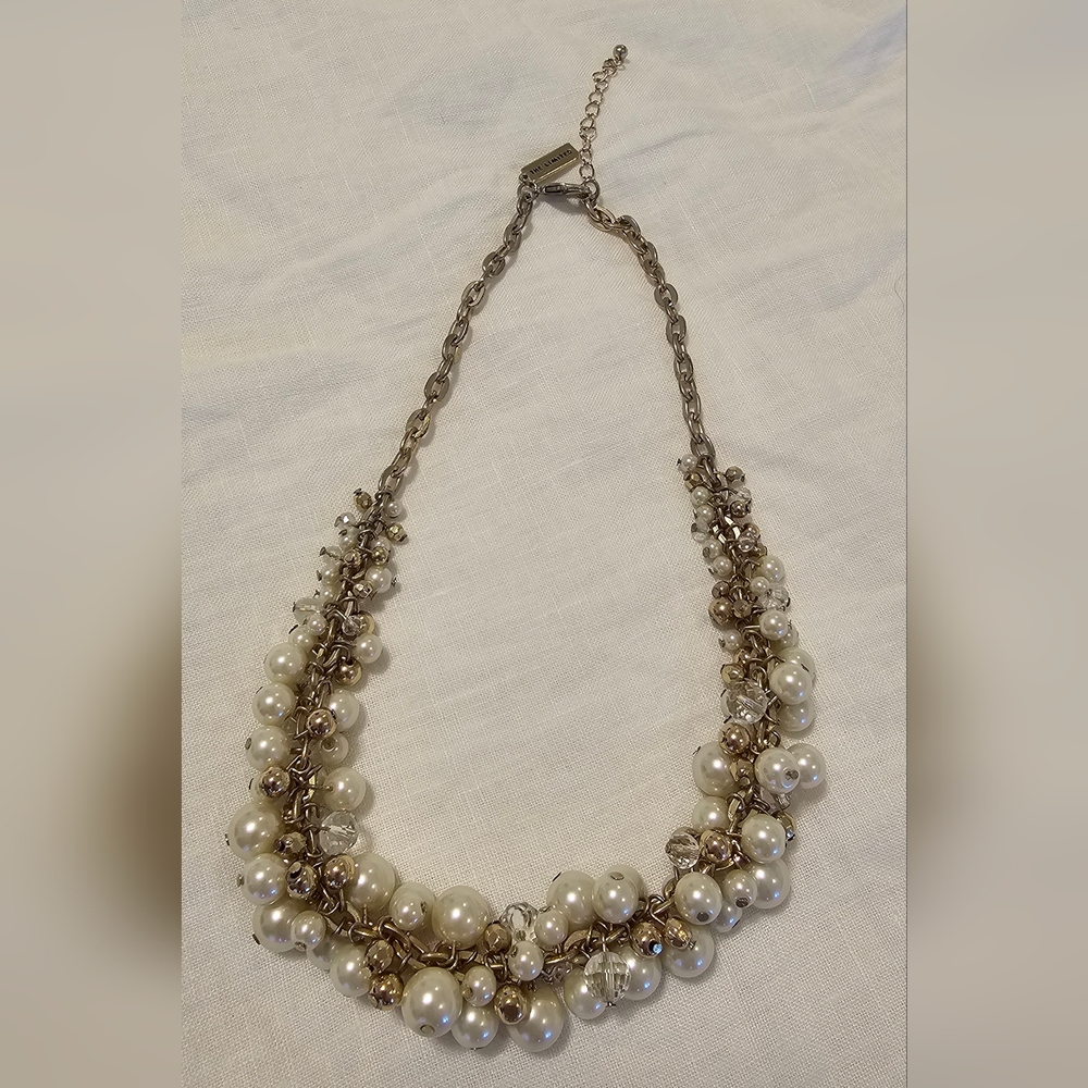 The Limited Adjustable Pearl and Gold Bauble Necklace